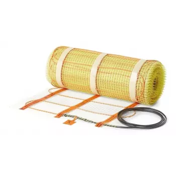 HEATCOM 150W/m² Mata Grzewcza do Podłogowego Ogrzewania Elektrycznego 1.6m² (240W, 230V, Dwururowa, IPX7)