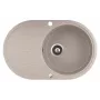 HELIKA Zlew Clarus SR101-110AW Arktyczna Biel Granit Kompozytowy Zlew Kuchenny