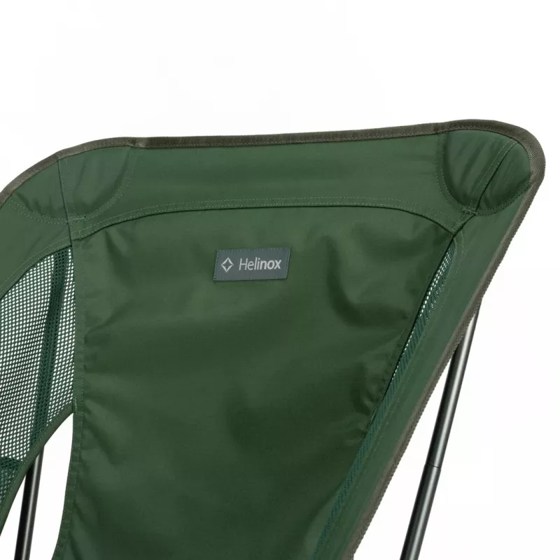 Helinox Chair One (re) Składane krzesło kempingowe - leśna zieleń, z recyklingu 600D poliester, rama aluminiowa DAC, nośność 145 kg
