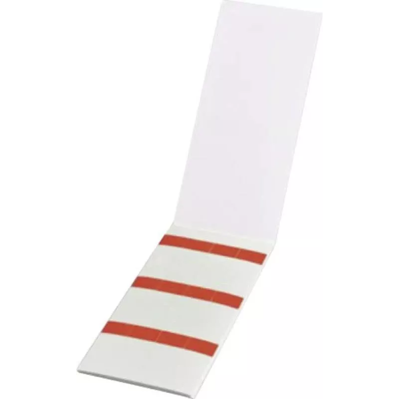 Etykiety do oznaczania kabli samolaminujące HellermannTyton HELASIGN, czerwone/przezroczyste, 19 x 38 mm, 60 etykiet (10 arkuszy po 6), PVC 598-31402