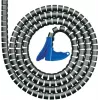 HellermannTyton Helawrap HWPP25 Owijka spiralna - Czarna - Polipropylen - 25 mm średnica zewnętrzna - 100 m długość (161-64401)