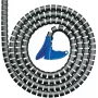 HellermannTyton HWPP25L2 Osłona spiralna do kabli - 2 m, 25 mm, czarna, polipropylen (PP)