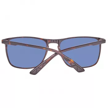 Helly Hansen HH5004-C01-57 Męskie okulary przeciwsłoneczne prostokątne, czarna oprawka, szare szkła, 57/18/140 mm