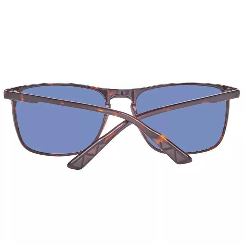 Helly Hansen HH5004-C01-57 Męskie okulary przeciwsłoneczne prostokątne, czarna oprawka, szare szkła, 57/18/140 mm