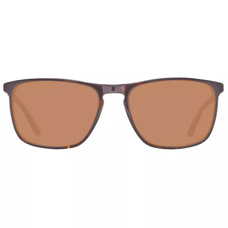 Helly Hansen HH5004-C01-57 Męskie okulary przeciwsłoneczne prostokątne, czarna oprawka, szare szkła, 57/18/140 mm