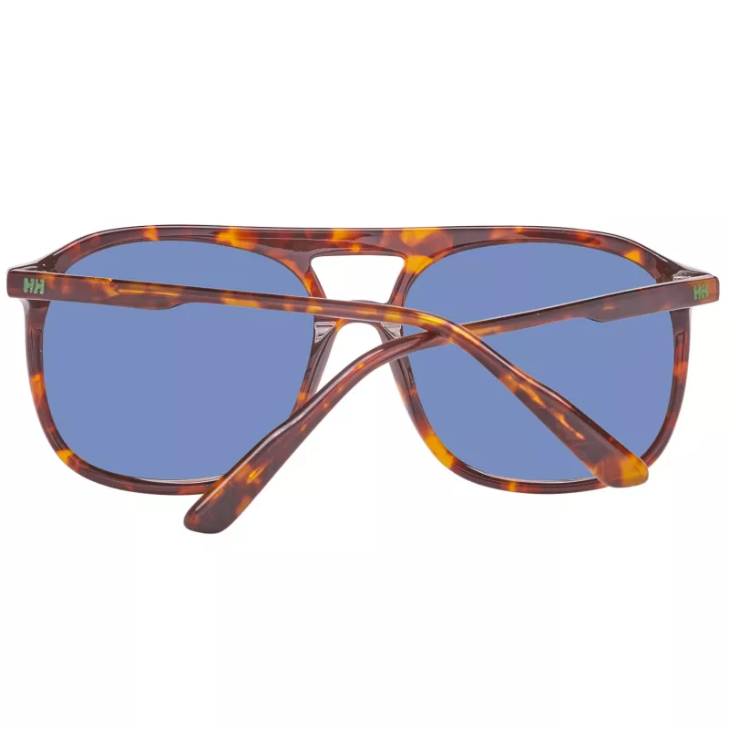 HELLY HANSEN HH5019-C02-55 Męskie sportowe okulary przeciwsłoneczne w kształcie prostokąta, matowa czerń, soczewki w kolorze dymnego szarości, 55/17/140 mm