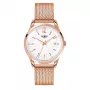 HENRY LONDON Unisex Watch HL39-M-0026 39mm Stainless Steel Silver Dial Milanese Mesh Bracelet