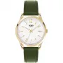 Zegarek unisex HENRY LONDON HL39-S-0098 39mm Różowe Złoto Zielona Skóra