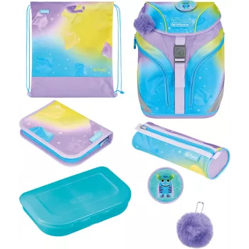 Herlitz SoftLight GREENline Little Monster Plecak Szkolny 16L Zielony