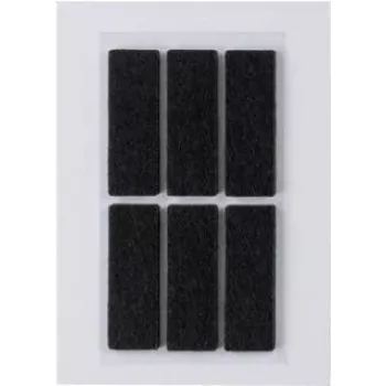 HERMA 15187 Samoprzylepne etykiety prostokątne czarne 100 x 150 mm, 6 sztuk