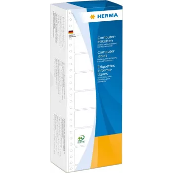 HERMA 8207 Perforowane białe etykiety komputerowe A4 35,7 x 68,6 mm 4000 etykiet