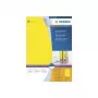 Etykiety na teczki HERMA SuperPrint żółte 61 x 192 mm 400 etykiet (100 arkuszy x 4) 4296