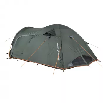 High Peak Kira 3.1 Dome Tent Dark Green/Grey with Tunnel Vestibule, Climate Protection 80