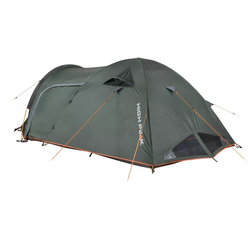 High Peak Kira 3.1 Dome Tent Dark Green/Grey with Tunnel Vestibule, Climate Protection 80