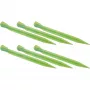 High Peak Plastic Tent Peg Glow Worm, 6 sztuk (jasnozielony, 20 cm)