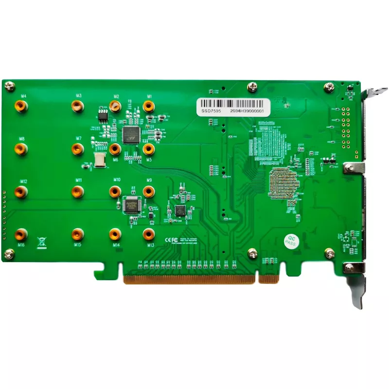 HighPoint SSD7505 PCIe 4.0 NVMe RAID Controller - 5x M.2 SSD, do 28 000 MB/s