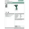 HIKOKI WH18DD 18V Akumulatorowy Klucz Udarowy, 0-3200 RPM, 0-400 IPM