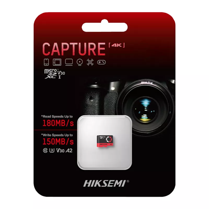 Karta pamięci Hiksemi Capture V30 256GB MicroSDXC (bez adaptera)