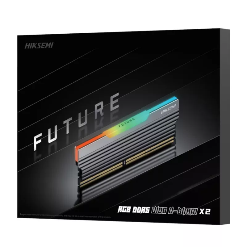 HIKSEMI Future RGB 32GB (2x16GB) 6000MHz DDR5 UDIMM Zestaw pamięci, CL30, Czarny