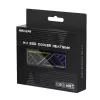 Hiksemi M.2 SSD Chłodnica Radiator MH1 - Aluminiowy pasywny radiator z miedzianą rurką cieplną dla NVMe 2280, czarny