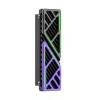 Hiksemi M.2 SSD Chłodnica Radiator MH1 - Aluminiowy pasywny radiator z miedzianą rurką cieplną dla NVMe 2280, czarny