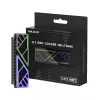 Hiksemi M.2 SSD Chłodnica Radiator MH1 - Aluminiowy pasywny radiator z miedzianą rurką cieplną dla NVMe 2280, czarny