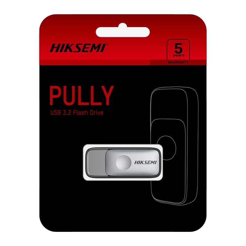 HIKSEMI Pully 32GB USB 3.2 Gen 1 Pamięć flash USB-A Wysuwana Czarna