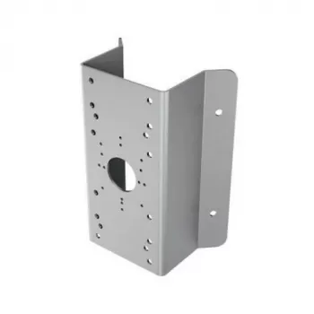 Hikvision DS-1276ZJ-SUS Uchwyt narożny do kamer kopułkowych, stal nierdzewna, wewnątrz/zewnątrz, biały/srebrny