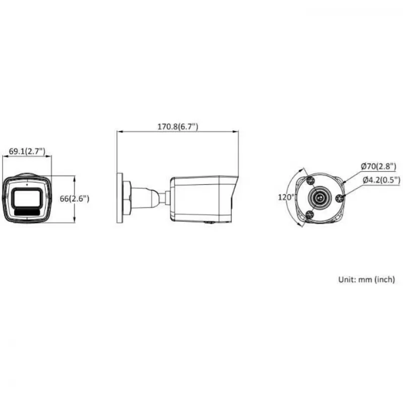 Hikvision DS-2CD1023G2-LIU(2.8MM)PL Smart Hybrid Light IP Camera - 1080p