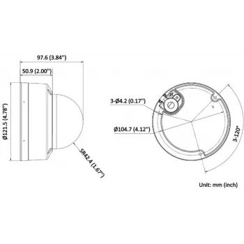 Hikvision DS-2CD2183G2-LIS2U(2.8MM)(BLACK)/PL 8MP 4K UHD Smart Hybrid Light AcuSense Kopułkowa Kamera IP