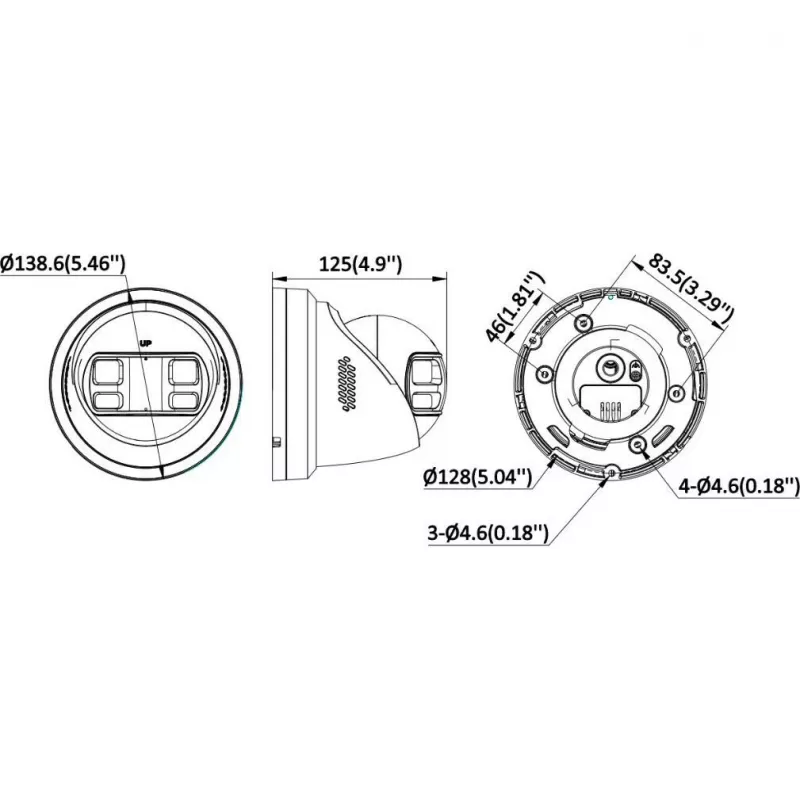 Hikvision DS-2CD23167G3P-LIS2UY/SL(180°) Panoramiczna kamera IP - 16MP ColorVu AcuSense 3.0 z obiektywem 2.8mm