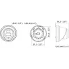Hikvision DS-2CD2343G2-LI2U(2.8mm) 4MP Kamera IP Turret, Live-Guard, AcuSense, Czarna