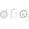 Hikvision DS-2CD2346G2H-IU(2.8MM)(EF)/PL DarkFighter AcuSense 4MP IP Kamera kopułkowa, 2.8mm, Wbudowany mikrofon, PoE