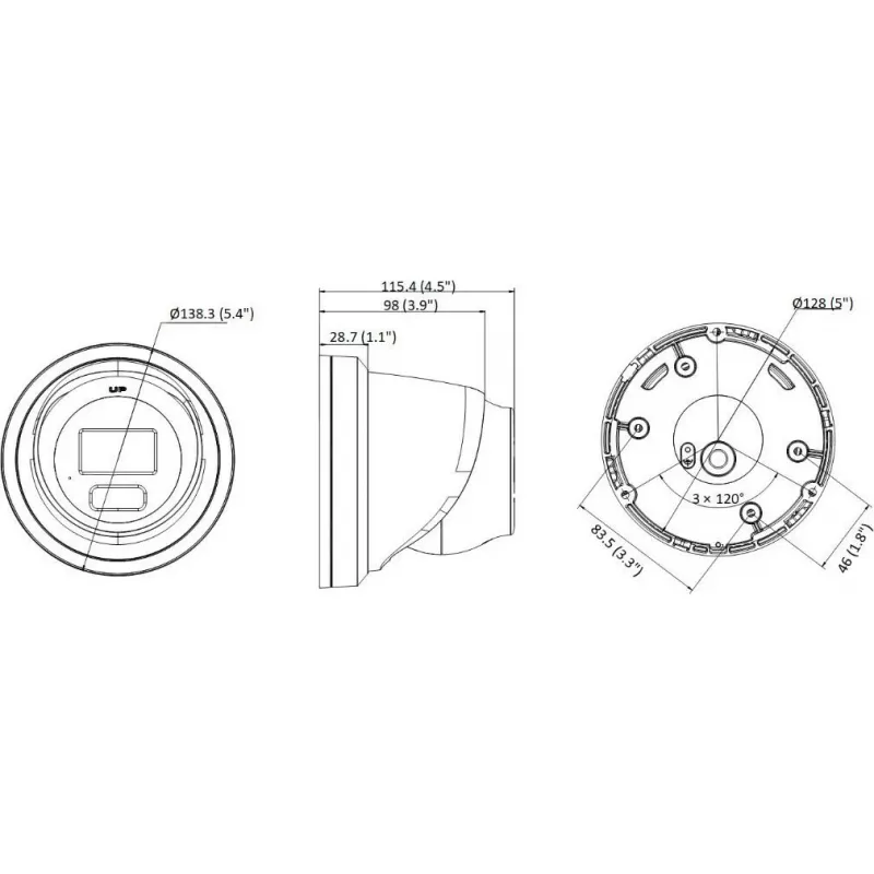Hikvision DS-2CD2367G3-LIS2UY/SL 2.8mm Zewnętrzna kamera sieciowa tubowa 6MP z AcuSense, dwukierunkowym audio i białym światłem