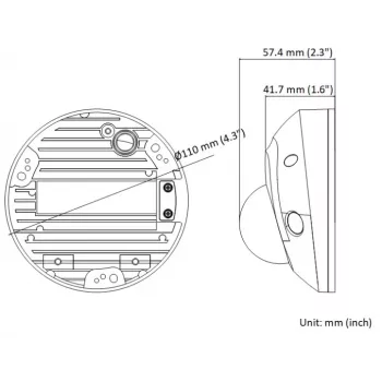 Hikvision DS-2CD2543G2-IWS 4MP AcuSense Wi-Fi IR Kamera Kopułkowa (2.8mm)