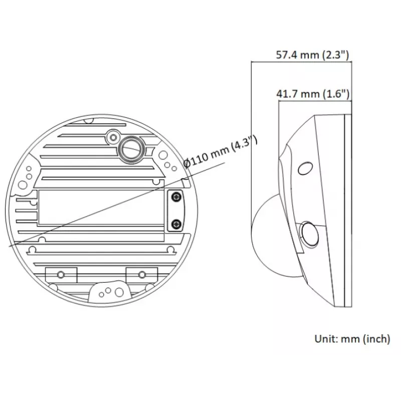 Hikvision DS-2CD2543G2-IWS 4MP AcuSense Wi-Fi IR Kamera Kopułkowa (2.8mm)