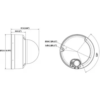 Hikvision DS-2CD2743G2-LIZS2U 4MP AcuSense Motorized Varifocal Dome IP Camera, 2.8-12mm, Black, PoE/12VDC