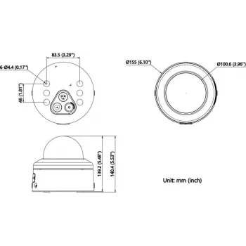 Hikvision DS-2CD2766G3-IPTRZSY (2.8-12mm) Czarna 6MP AcuSense IP Kamera Bullet, H.265+, PoE, IR 40m, IP67/IK10