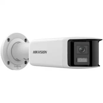 Hikvision DS-2CD2T46G2P-ISU/SL(2.8MM)(C) 4MP Panoramiczna Kamera IP AcuSense, 2x 2.8mm, 180° FOV, IP67, PoE