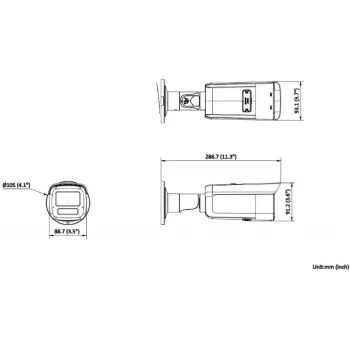 Hikvision DS-2CD2T63G2-4LI(2.8mm) 6 MP AcuSense Kamera IP Bullet