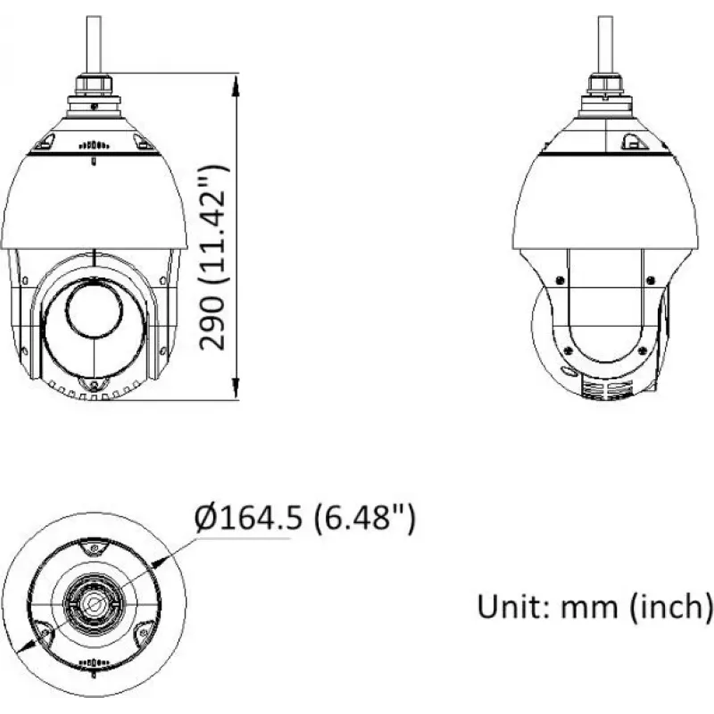Hikvision DS-2DE4225IWG1-E 2MP 25x IR Network PTZ Dome Camera
