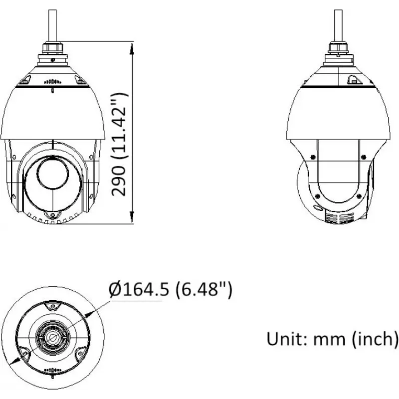 Hikvision DS-2DE4825IWG1-E 8MP 25x PTZ Kopułkowa Kamera IP z AcuSense, 100m IR, PoE+