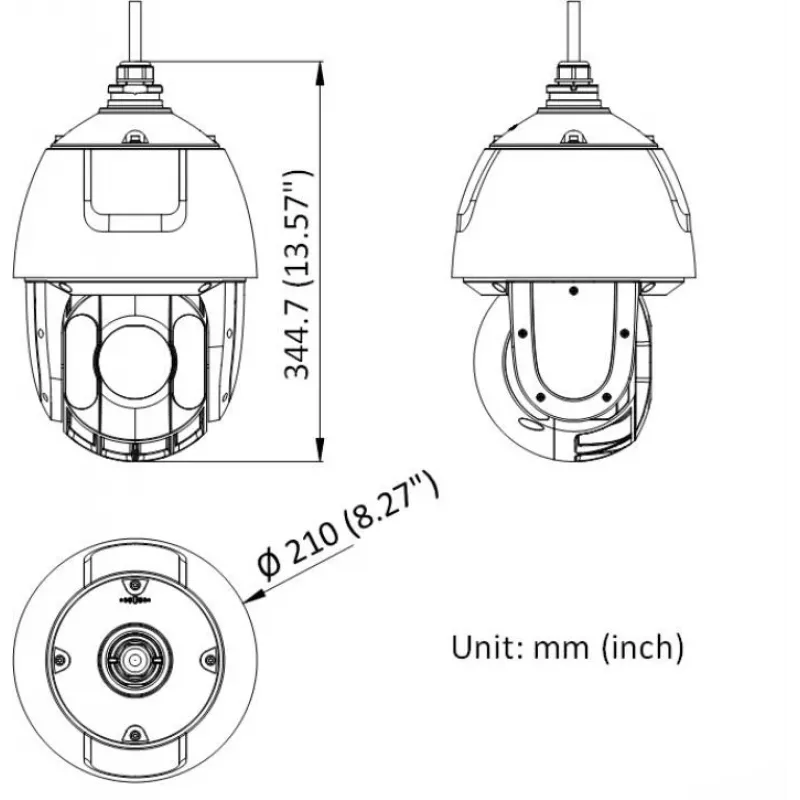 Hikvision DS-2DE5432IWG1-E 4MP 32x PTZ Kopułkowa kamera IP