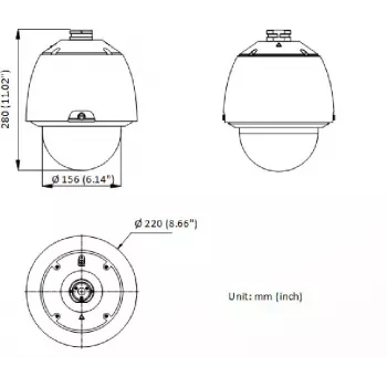 Hikvision DS-2DE5432WG1-E 4MP PTZ kopułkowa kamera IP, 32-krotny zoom optyczny, 150m IR, PoE+