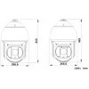 Hikvision DS-2DF8425IX-AELW(T5) 8MP 25x IR Network Speed Dome Camera z laserem, DarkFighterX, zasięg lasera 500m