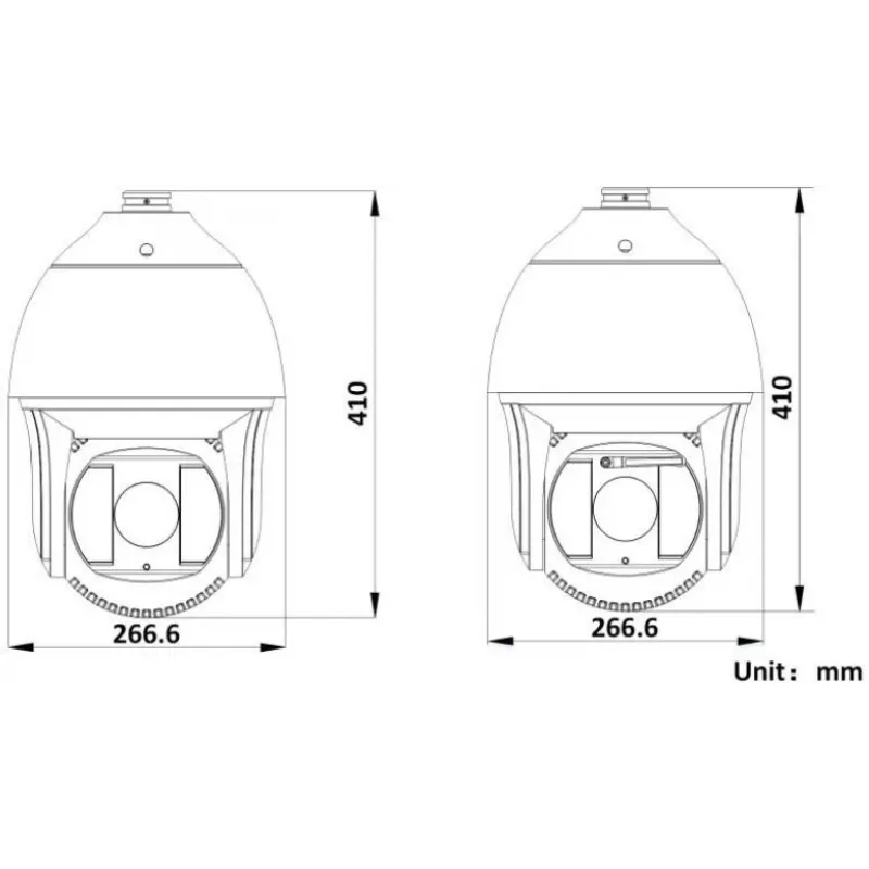 Hikvision DS-2DF8425IX-AELW(T5) 8MP 25x IR Network Speed Dome Camera z laserem, DarkFighterX, zasięg lasera 500m