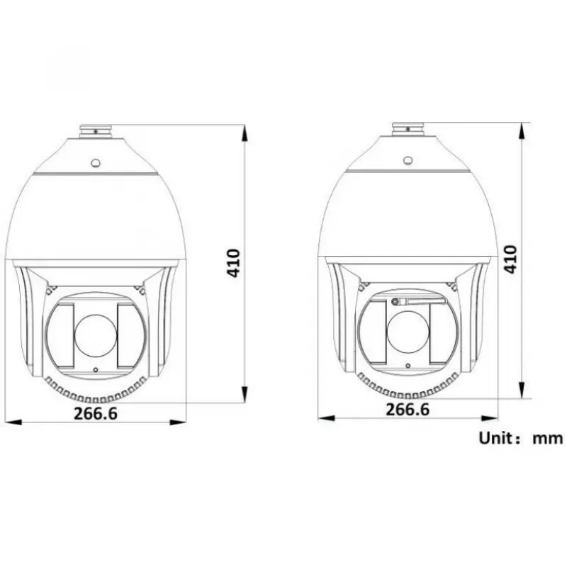 Hikvision DS-2DF8425IX-AELW(T5) 8MP 25x IR Network Speed Dome Camera z laserem, DarkFighterX, zasięg lasera 500m