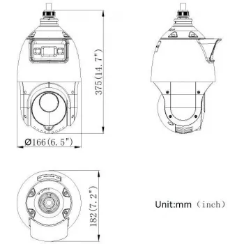 Hikvision DS-2SE4C425MWG-E(14F0) PL 4MP PanoVu Dwusoczewkowa Kamera PTZ z AcuSense i ColorVu