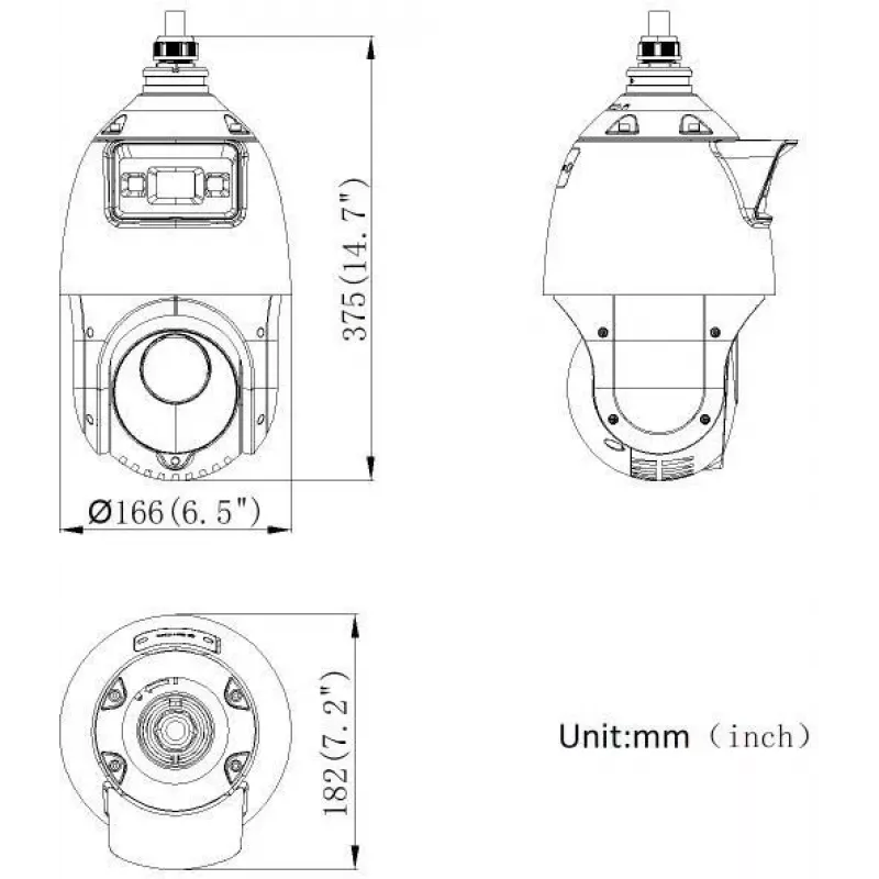 Hikvision DS-2SE4C425MWG-E(14F0) PL 4MP PanoVu Dwusoczewkowa Kamera PTZ z AcuSense i ColorVu