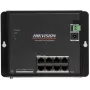 Hikvision DS-3T1510P-SI-FLT(O-STD) 10-Portowy Przemysłowy Inteligentny Zarządzalny Przełącznik PoE+ z 8 Portami Gigabit PoE+ i 2 SFP, Budżet 120W, Szyna DIN, Bez Zasilacza